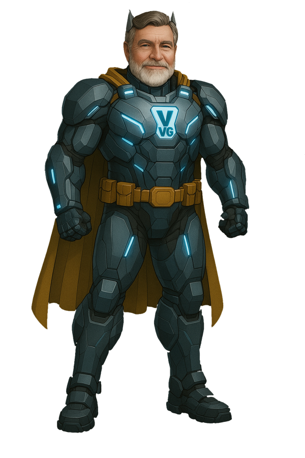 VGOM, the Virtual Guardians techie superhero